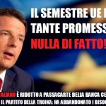 Vincemzo Comito: Deludente semestre di presidenza italiana a Bruxelles. Quattro variabili per cambiare rotta