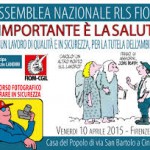 Maurizio Marcelli: A Firenze l'assemblea  dei Rappresentanti dei lavoratori per la sicurezza (Rls)