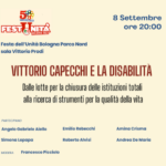 Vittorio Capecchi e la disabilità: dibattito alla Festa dell'Unità l'8 settembre